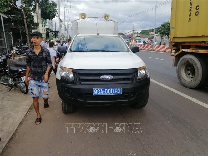 Trong ảnh: Hiện trường vụ tai nạn. Ảnh: Đậu Tất Thành - TTXVN.
