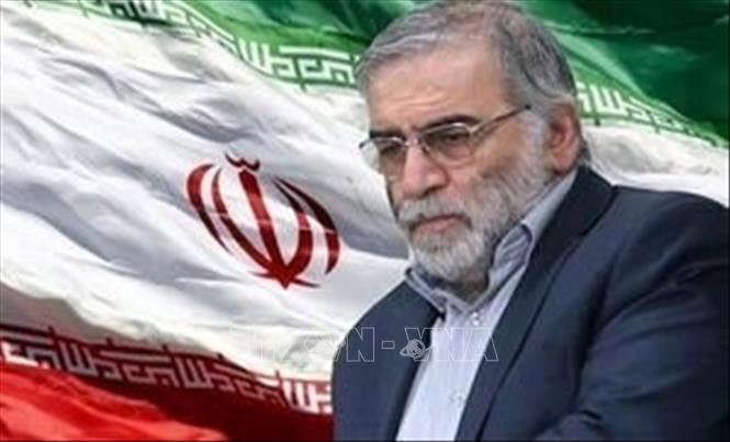 Trong ảnh (tư liệu): Nhà khoa học hạt nhân của Iran Mohsen Fakhrizadeh tại Tehran. Ảnh: IRNA/TTXVN