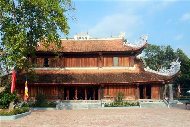 Trong ảnh: Gian chính điện của chùa. Ảnh: TTXVN phát