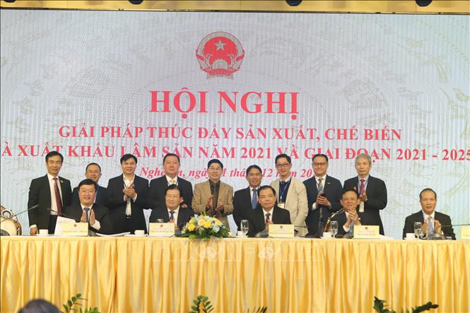 Trong ảnh: Ra mắt Quỹ Việt Nam Xanh. Ảnh: Bích Huệ - TTXVN