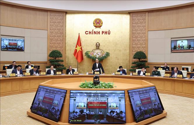 Trong ảnh: Thủ tướng Nguyễn Xuân Phúc phát biểu. Ảnh: Thống Nhất – TTXVN