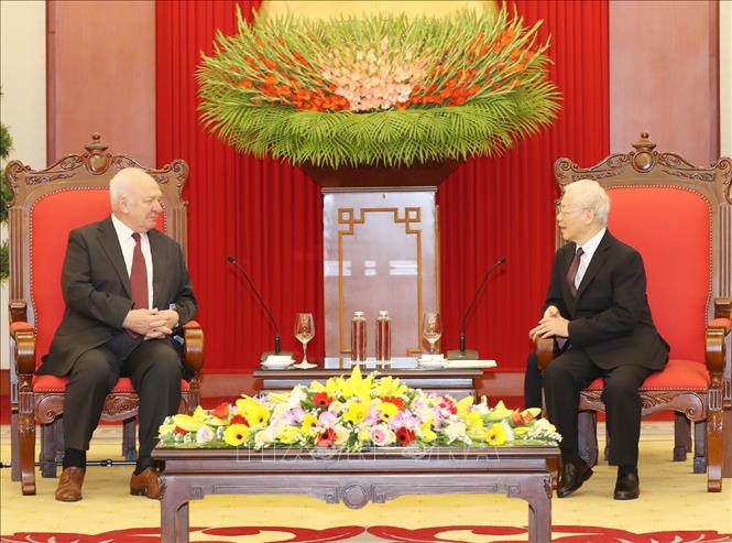 Tổng Bí thư, Chủ tịch nước Nguyễn Phú Trọng tiếp Đại sứ LB ...