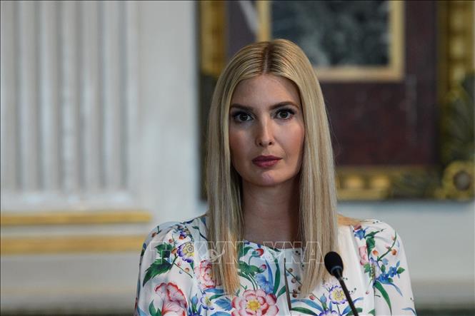 Trong ảnh (tư liệu): Con gái đồng thời là cố vấn cấp cao của Tổng thống Mỹ Donald Trump, bà Ivanka Trump tại một hội nghị ở Washington DC., ngày 4/8/2020. Ảnh: AFP/TTXVN