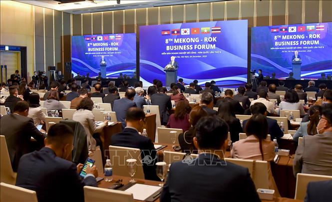Diễn đàn Doanh nghiệp Mekong - Hàn Quốc lần thứ 8. Ảnh: TTXVN