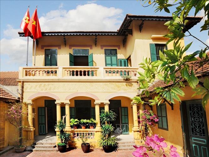 Trong ảnh: Ngôi nhà ở làng Vạn Phúc  (Hà Đông), nơi Hồ Chủ tịch ở và viết lời kêu gọi toàn quốc kháng chiến ngày 19/12/1946. Ảnh: TTXVN phát