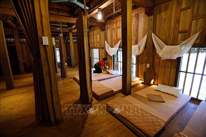 Photo: The Ngoc Nhien Homestay in Da Bac district. VNA Photo: Trọng Đạt