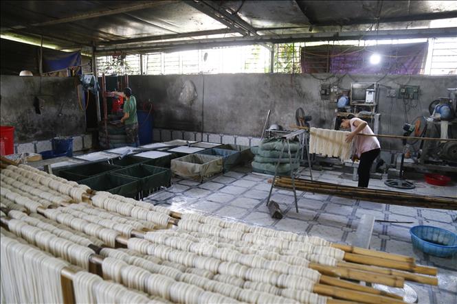 Trong ảnh: Xưởng chế biến được thiết kế hợp lý và vệ sinh. Ảnh: Nam Sương - TTXVN