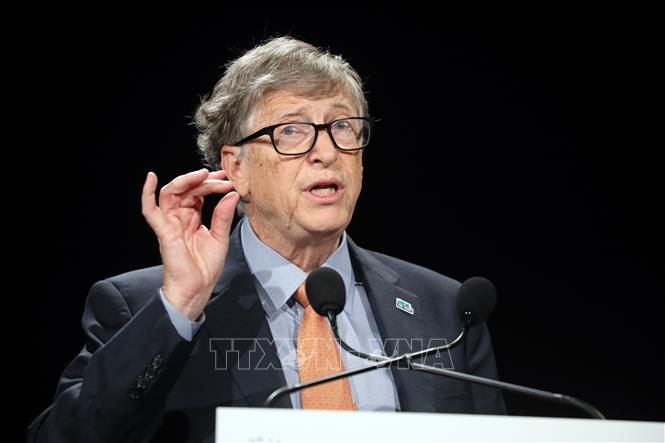 Trong ảnh: Tỷ phú Bill Gates hiện đứng ở vị trí thứ 3 với tổng giá trị tài sản ròng khoảng 132 tỷ USD. Ảnh: AFP/TTXVN