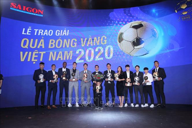 Photo: Award winners at the ceremony. VNA Photo: Thanh Vũ
