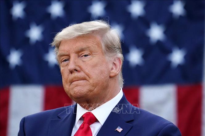 Trong ảnh: Tổng thống Mỹ Donald Trump tại một sự kiện ở Washington, DC ngày 13/11/2020. Ảnh: AFP/TTXVN