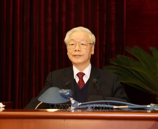 Tổng Bí thư, Chủ tịch nước Nguyễn Phú Trọng phát biểu bế ...