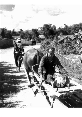 Trong ảnh: Phi công Mỹ bị bắt sống trong đợt đánh phá miền Bắc (8/1966).  Ảnh: Tư liệu TTXVN