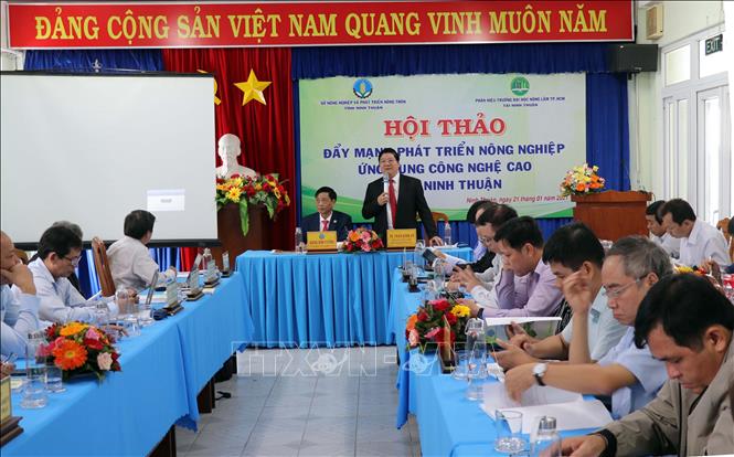 Trong ảnh: Quang cảnh Hội thảo. Ảnh: Công Thử - TTXVN