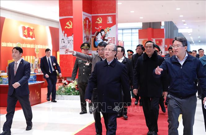 Thường trực Ban Bí thư Trần Quốc Vượng kiểm tra công tác ...