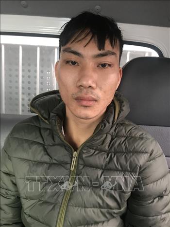Trong ảnh: Đối tượng Nguyễn Trọng Đại được xác định là kẻ thủ ác. Ảnh: TTXVN phát