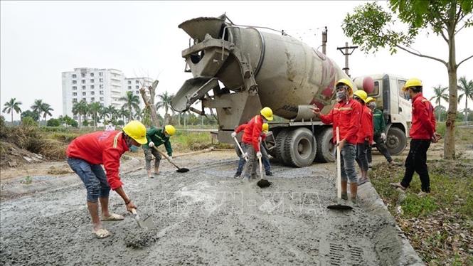 Photo: Sao Do University is being upgraded for the third field hospital. VNA Photo