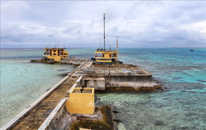 Photo: A view of Da Lon A island. VNA Photo: Thành Đạt