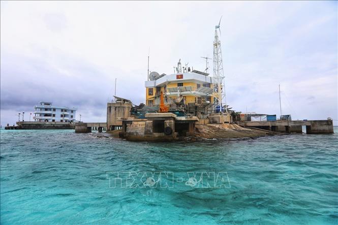 Photo: A view of Co Lin island. VNA Photo: Thành Đạt