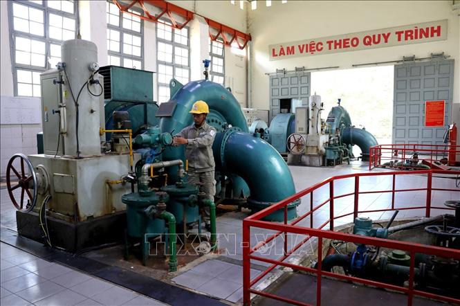 Trong ảnh: Hiện nay, nhà máy thủy điện Ankroet do Công ty Điện lực Lâm Đồng thuộc Tổng Công ty Điện lực miền Nam quản lý, vận hành . Ảnh: Ngọc Hà - TTXVN