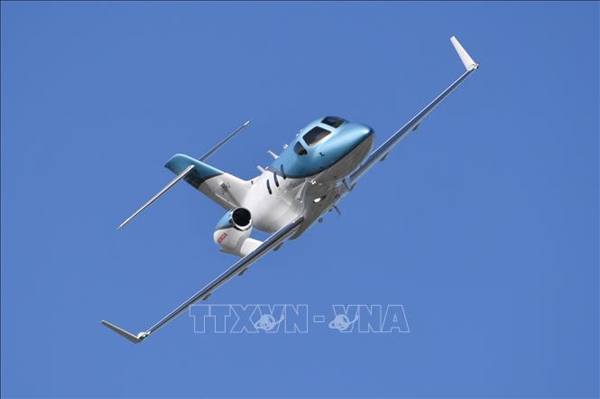 Trong ảnh (tư liệu): Máy bay HondaJet bay trình diễn tại Suzuka, Nhật Bản, ngày 13/10/2019. Ảnh: AFP/ TTXVN