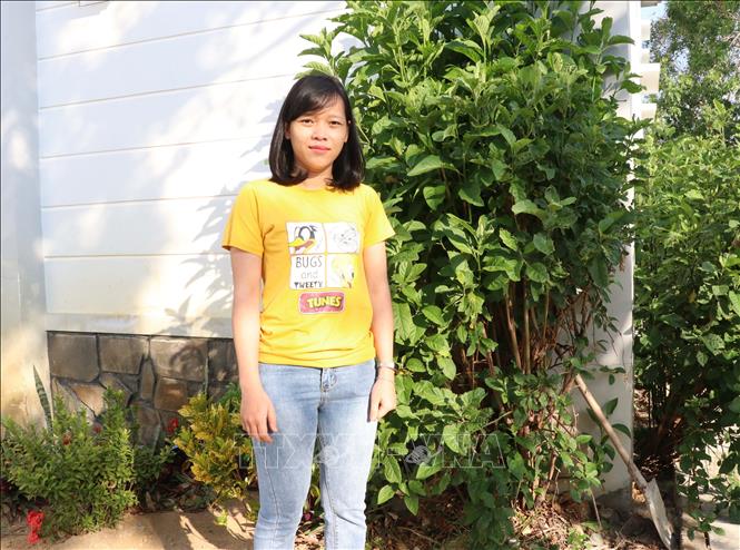Trong ảnh: Em Pi Xuân Thảo trước ngày lên đường nhập ngũ. Ảnh: Công Thử - TTXVN