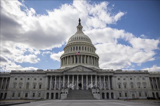 Trong ảnh: Tòa nhà Quốc hội Mỹ ở Washington, D.C, ngày 6/3/2021. Ảnh: THX/TTXVN