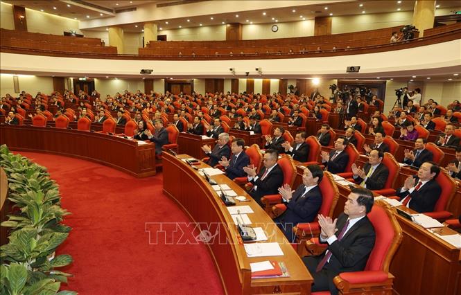 Trong ảnh: Các đồng chí lãnh đạo Đảng, Nhà nước và các đại biểu dự khai mạc Hội nghị. Ảnh: Trí Dũng –TTXVN