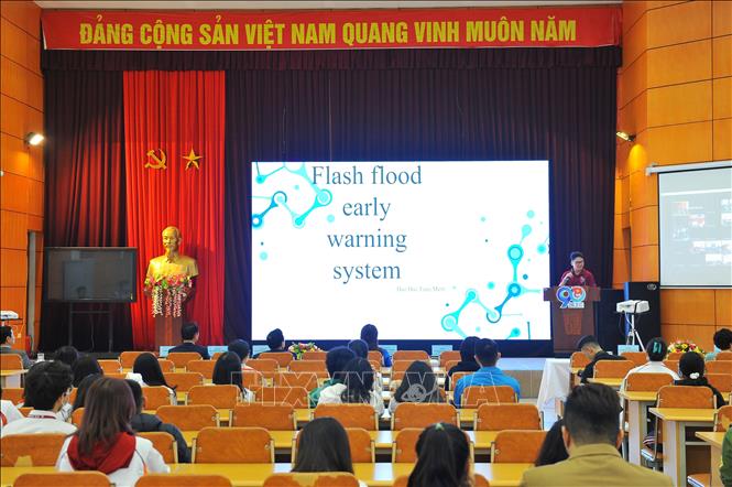Photo: A view of the competition. VNA Photo: Minh Đức