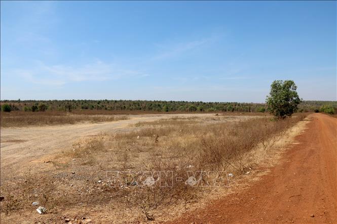 Khu vực dự kiến triển khai dự án sân bay Phan Thiết thuộc địa bàn xã Thiện Nghiệp, thành phố Phan Thiết. Ảnh: Nguyễn Thanh - TTXVN 