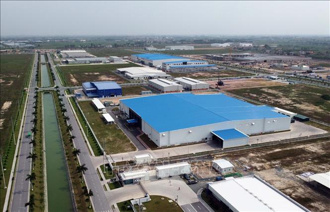 Trong ảnh: Một góc Khu công nghiệp Thăng Long III Vĩnh Phúc. Ảnh: Hoàng Hùng - TTXVN