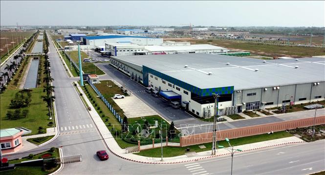 Trong ảnh: Một góc Khu công nghiệp Thăng Long III Vĩnh Phúc. Ảnh: Hoàng Hùng - TTXVN