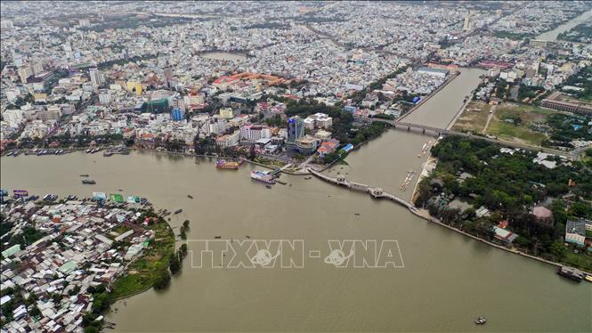 Trong ảnh: Thành phố Cần Thơ đang ngày càng phát triển. Ảnh: Phan Tuấn Anh - TTXVN