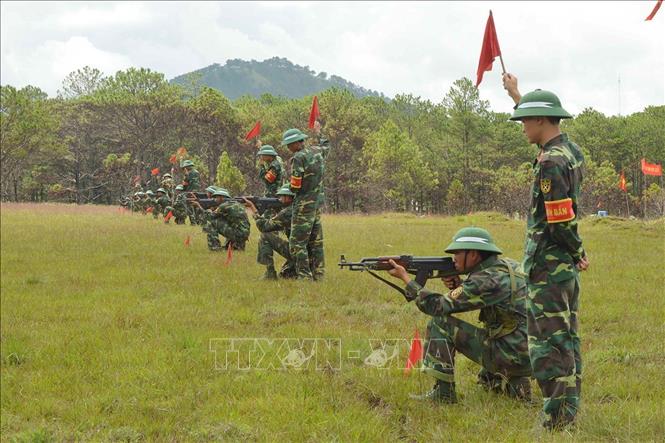 Học viện Lục quân (TP Đà Lạt, Lâm Đồng) ngày càng nâng cao chất lượng giảng dạy, hoàn thành sứ mệnh đào tạo nguồn nhân lực chất lượng cao. Ảnh: Nguyễn Dũng – TTXVN