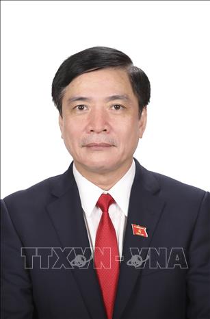 Photo: Bui Van Cuong, member of the Party Central Committee and member of the NA Standing Committee, is elected Secretary General of the 14th legislature. VNA Photo