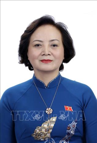 Deputy Minister of Home Affairs Pham Thi Thanh Tra was named Minister of Home Affairs. VNA Photo