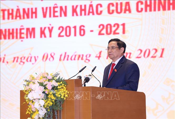 Trong ảnh: Thủ tướng Chính phủ Phạm Minh Chính phát biểu tại Lễ bàn giao. Ảnh: TTXVN