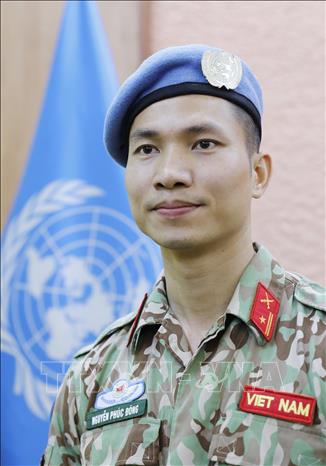 Photo: Major Nguyen Phuc Dong. VNA Photo: Dương Giang