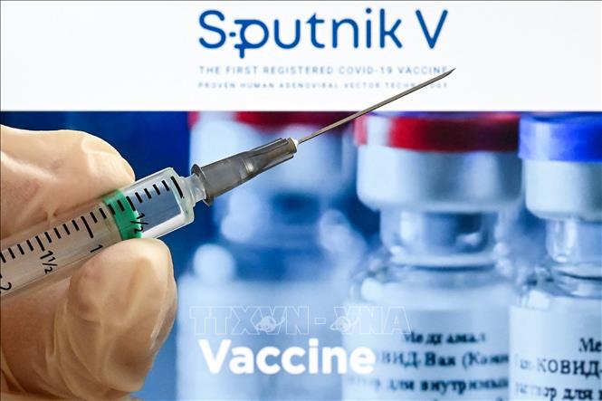 Trong ảnh: Vaccine ngừa COVID-19  Sputnik V của Nga. Ảnh: AFP/TTXVN