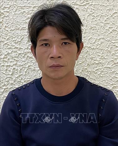 Đối tượng Nông Văn Thành bị bắt giữ. Ảnh: TTXVN phát