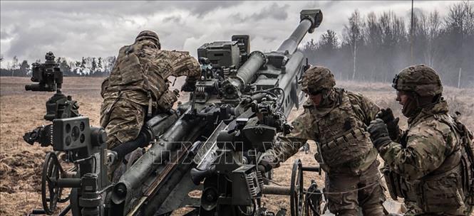Trong ảnh (tư liệu): Binh sĩ Mỹ tham gia tập trận tại căn cứ quân sự ở Grafenwoehr, Đức ngày 7/3/2018. Ảnh: Defenseone/TTXVN