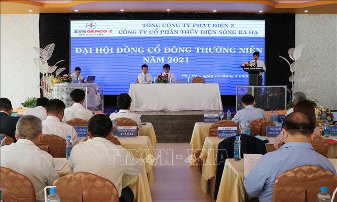 Trong ảnh: Quang cảnh Đại hội đồng cổ đông. Ảnh: Phạm Cường - TTXVN