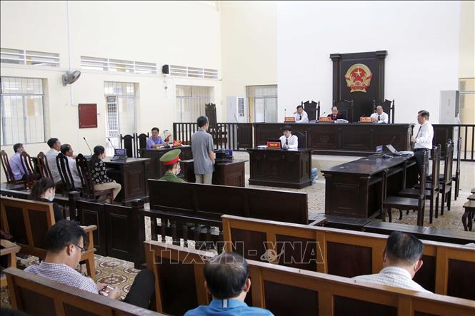 Trong ảnh: Quang cảnh phiên Tòa. Ảnh: Kim Há-TTXVN