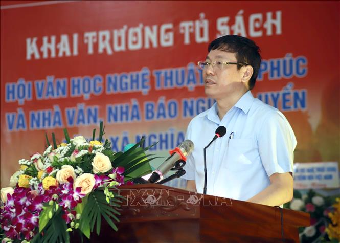 Trong ảnh: Chủ tịch UBND tỉnh Vĩnh Phúc Lê Duy Thành phát biểu tại Lễ khai trương. Ảnh: Hoàng Hùng - TTXVN