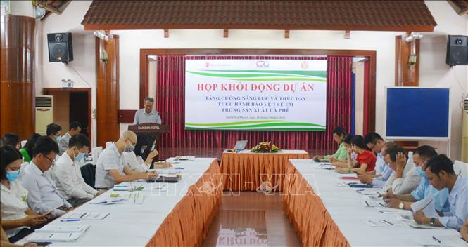 Trong ảnh: Quang cảnh hội nghị khởi động dự án. Ảnh: Hoài Thu – TTXVN