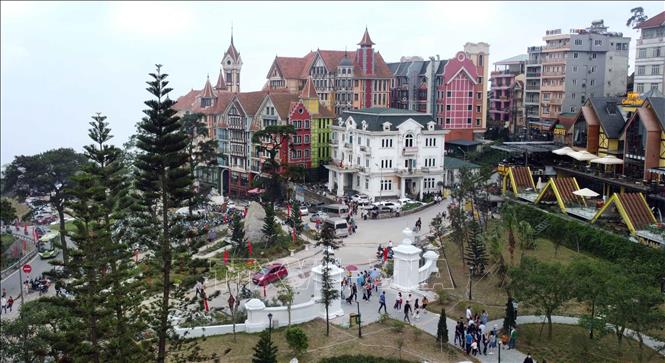 Trong ảnh: Một góc khu du lịch Tam Đảo. Ảnh: Hoàng Hùng - TTXVN