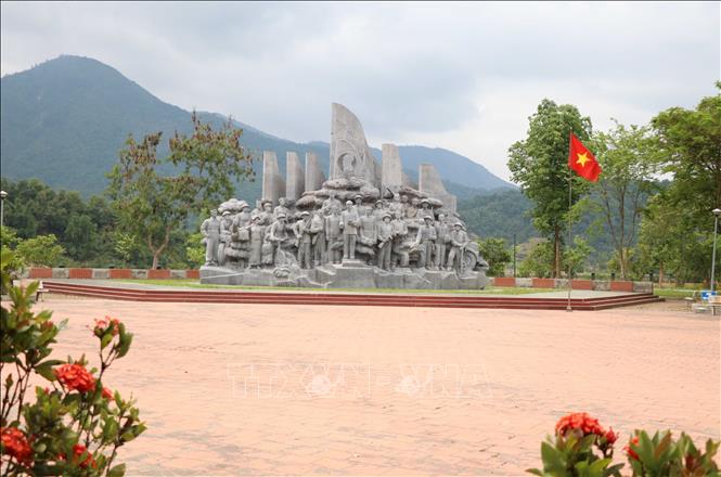 Photo: A ground for gathering armed forces - the place to announce Dien Bien Phu victory. VNA Photo: Xuân Tiến