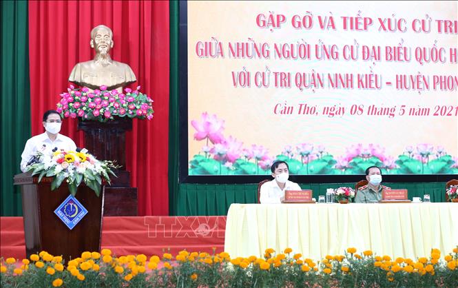 Thủ tướng Phạm Minh Chính tiếp xúc cử tri, vận động bầu cử ...