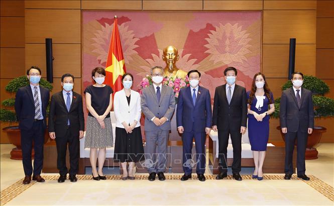Chủ tịch Quốc hội Vương Đình Huệ tiếp Đại sứ Nhật Bản tại ...