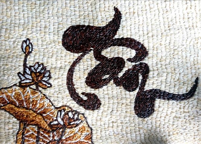 Trong ảnh: Một số tác phẩm tiêu biểu trong dự án. Ảnh: Ánh Tuyết - TTXVN