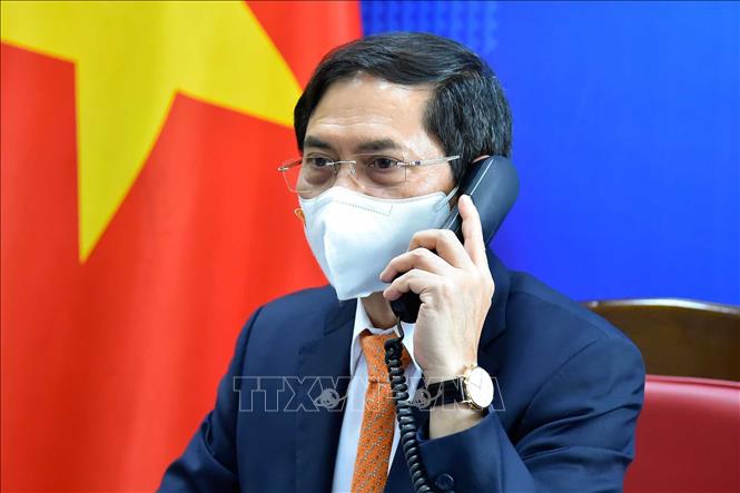 Bộ trưởng Bộ Ngoại giao Bùi Thanh Sơn. Ảnh: TTXVN phát
